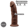 Realistic phallus with suction cup Model 2 22.8 cm brown