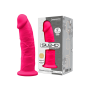 Realistic phallus with suction cup Model 2 22.8 cm pink