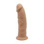 Realistic phallus with suction cup Model 2 19 cm caramel