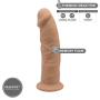 Realistic phallus with suction cup Model 2 19 cm caramel