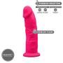 Realistic phallus with suction cup Model 2 19 cm pink