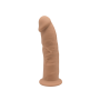 Realistic phallus with suction cup Model 2 15 cm caramel