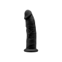 Realistic phallus with suction cup Model 2 15 cm black