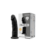 Realistic phallus with suction cup Model 2 15 cm black