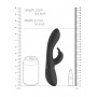 Vibrator rabbit Cato Pulse G-spot black