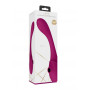 Vaginal vibrator Double Ended Pulse Wave Air-Wave Bendable Vibrator Pink