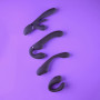 Vibratore vaginale Double Ended Pulse Wave Air-Wave Bendable Vibrator Purple