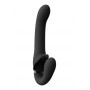 Double strapless vibrator black Satu - Black