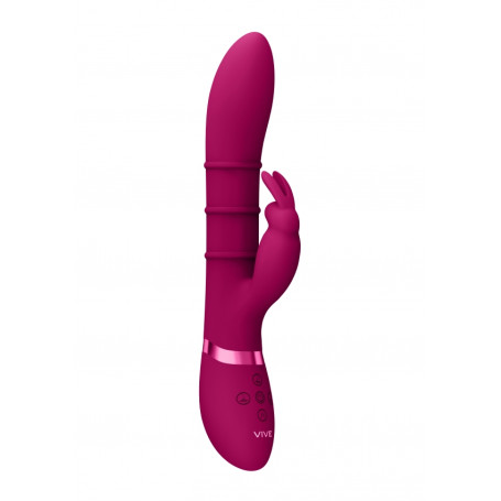 Rabbit vaginal vibrator Stimulating Rings, Vibrating G-Spot Rabbit Pink