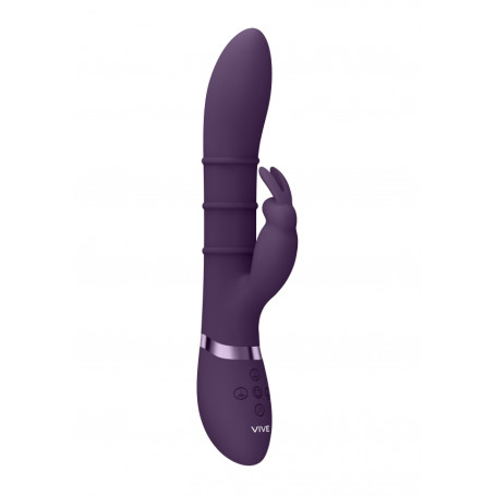 Rabbit vaginal vibrator Stimulating Rings, Vibrating G-Spot Rabbit Purple