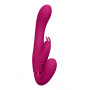 Dildo rabbit vibrante strapless Suki- Pink