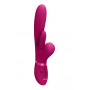 Rabbit vibrator Thrusting GSpot Flapper PulseWave Clit Stimulator Pink