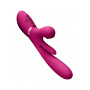 Vibratore rabbit Thrusting GSpot Flapper PulseWave Clit Stimulator Pink