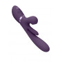 Rabbit vibrator Thrusting GSpot Flapper PulseWave Clit Stimulator Purple