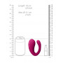 Briefs vibrator Triple Action Vibator with Clitoral Pulse Wave Pink