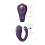 Vibratore per slip Triple Action Vibator with Clitoral Pulse Wave Purple