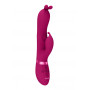 Rabbit vaginal vibrator Triple Action Vibrating Rabbit with PulseWave Shaft Pink