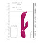 Rabbit vaginal vibrator Triple Action Vibrating Rabbit with PulseWave Shaft Pink