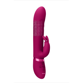 Vibratore vaginale rabbit Vibrating and Rotating Beads, G-Spot Rabbit Pink