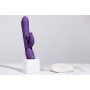 Vibratore vaginale rabbit Vibrating and Rotating Beads, G-Spot Rabbit Purple