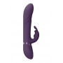 Vibratore vaginale rabbit Vibrating and Rotating Beads, G-Spot Rabbit Purple