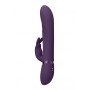 Vibratore vaginale rabbit Vibrating and Rotating Beads, G-Spot Rabbit Purple