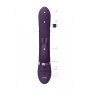 Vibratore vaginale rabbit Vibrating and Rotating Beads, G-Spot Rabbit Purple