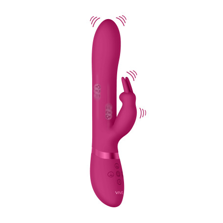 Vibrator rabbit amoris fuchsia