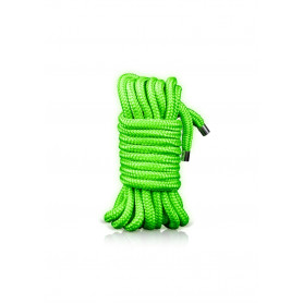Bondage rope 5 m/16 Strings - Glow in the Dark - Neon Green