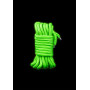 Bondage rope 5 m/16 Strings - Glow in the Dark - Neon Green