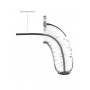 Chastity Cage with Urethral Dilator-Model 16- Cock Cage - Transparent