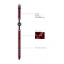 Morso forato Breathable Luxury Ball Gag - Burgundy