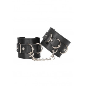 Handcuffs Bonded Leather Hand or Ankle Cuffs