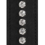 Polsini per caviglie Diamond Studded Ankle Cuffs - Black