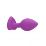 Plug con gioiello Diamond Heart Butt Plug - Regular - Purple