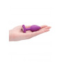 Plug con gioiello Diamond Heart Butt Plug - Regular - Purple