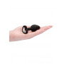 Plug mini Diamond Heart Butt Plug - Regular - Black