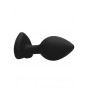 Plug mini Diamond Heart Butt Plug - Regular - Black