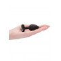 Plug mini Diamond Heart Butt Plug - Regular - Black