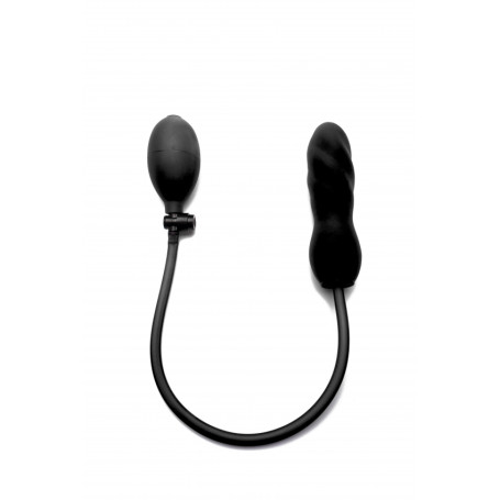 Fallo gonfiabile Inflatable Silicone Twist - Black