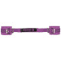 Cintura con manette Adjustable Leather Handcuffs - Purple