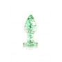 Plug Glass Butt - Glow in the Dark - Large - Clear