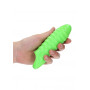 Guaina Swirl Thick Stretchy Penis Sleeve - GitD - Neon Green