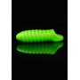 Guaina Swirl Thick Stretchy Penis Sleeve - GitD - Neon Green