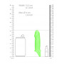 Penis Sheath Smooth Thick Stretchy Penis Sleeve - GitD - Neon Green