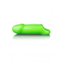 Penis Sheath Smooth Thick Stretchy Penis Sleeve - GitD - Neon Green