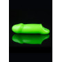 Penis Sheath Smooth Thick Stretchy Penis Sleeve - GitD - Neon Green