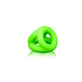 anello fallico Cock Ring & Ball Strap - Glow in the Dark - Neon Green