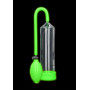 Developer Pump Classic Penis Pump - Glow in the Dark - Neon Green