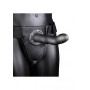 Fallo indossabile CURVED HOLLOW STRAP-ON - 8'' / 20 CM - Gun Metal